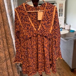 Free People "Like You Best" Dress (NWT)